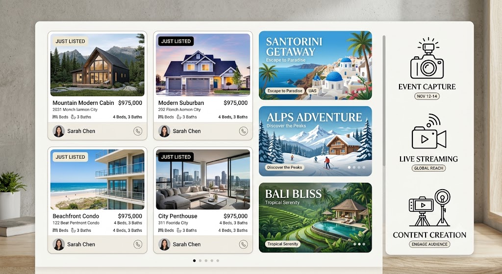 8.real estate & lifestyle agencies​